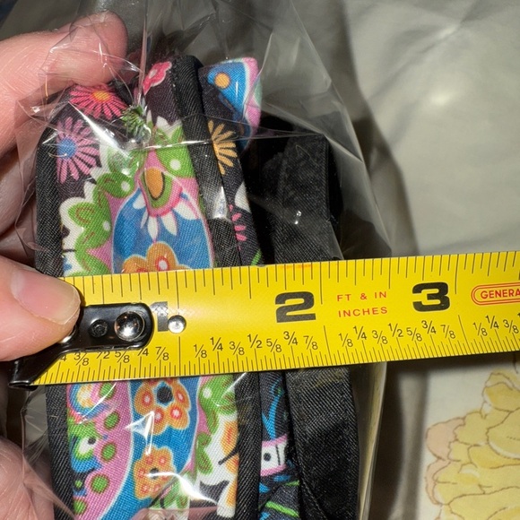 Charm 14 Colorful Paisley Crossbody Bag with clear pocket for phone - Picture 10 of 10